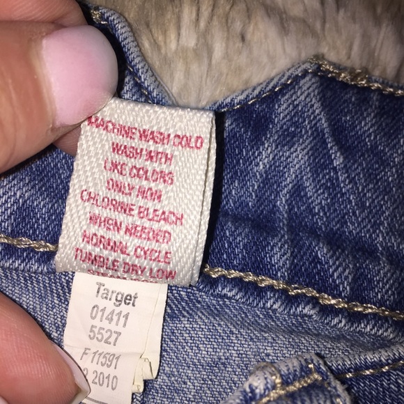 EUC denim jean shorts size 1 - Picture 6 of 6